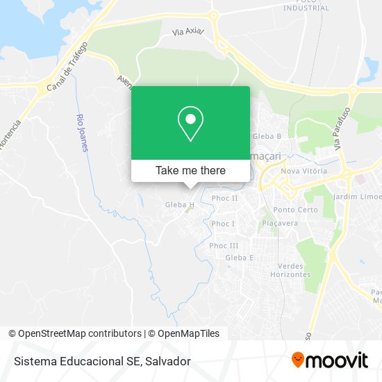 Sistema Educacional SE map