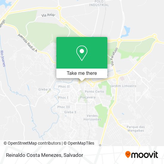 Reinaldo Costa Menezes map