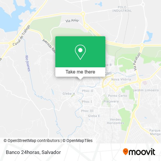 Banco 24horas map