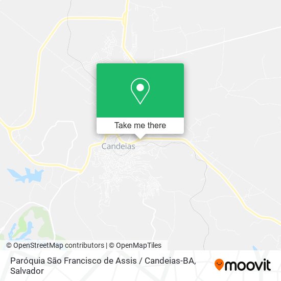 Paróquia São Francisco de Assis / Candeias-BA map