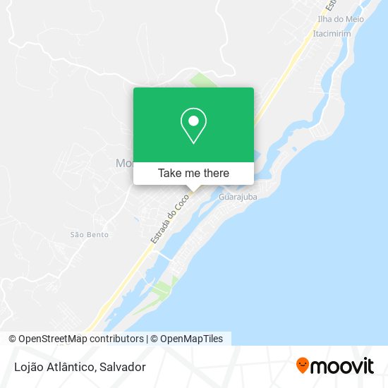Lojão Atlântico map