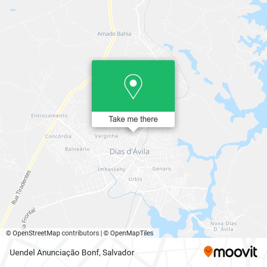 Uendel Anunciação Bonf map