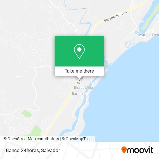 Banco 24horas map