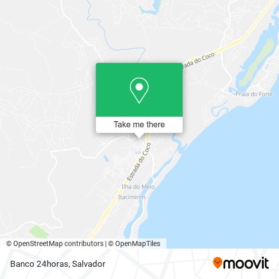 Banco 24horas map