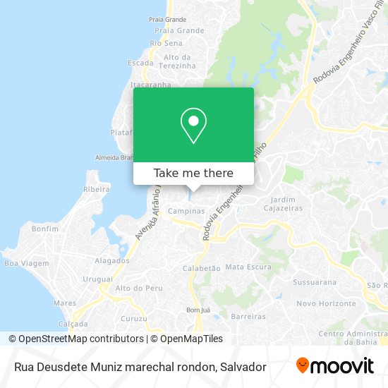 Rua Deusdete Muniz  marechal rondon map