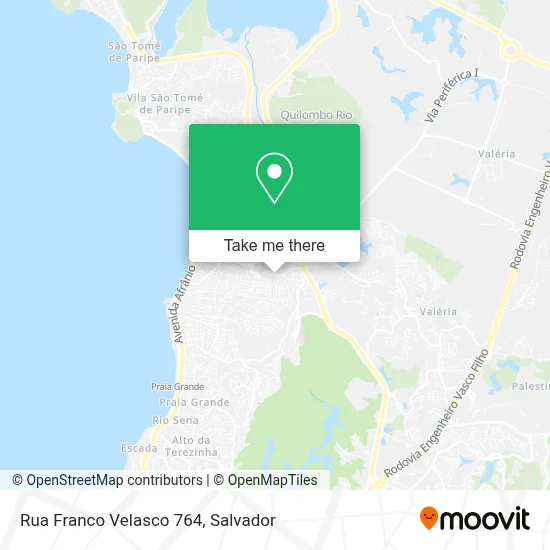 Rua Franco Velasco 764 map