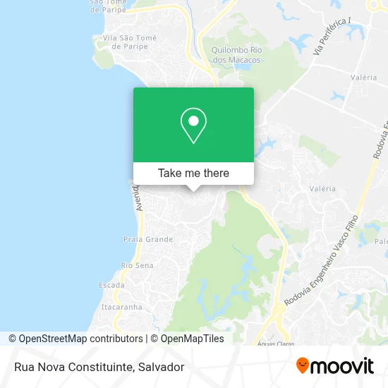 Rua Nova Constituinte map