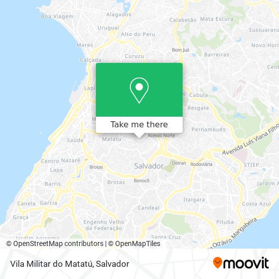 Vila Militar do Matatú map