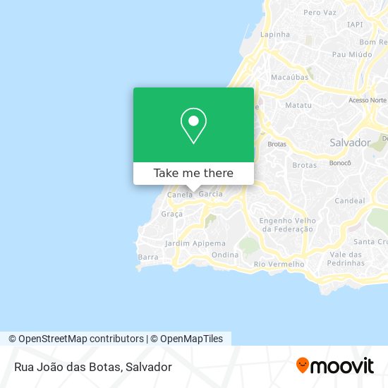 Rua João das Botas map