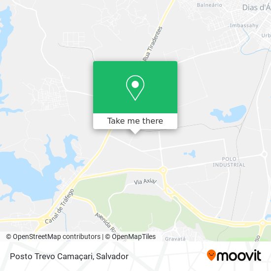 Posto Trevo Camaçari map