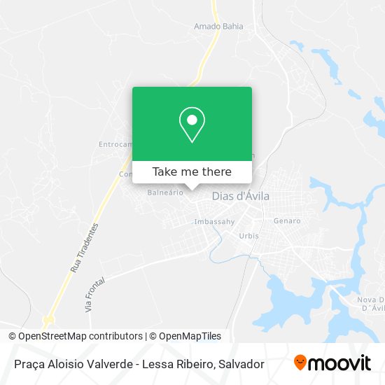 Praça Aloisio Valverde - Lessa Ribeiro map