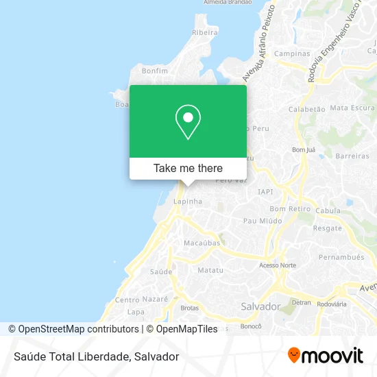 Saúde Total Liberdade map