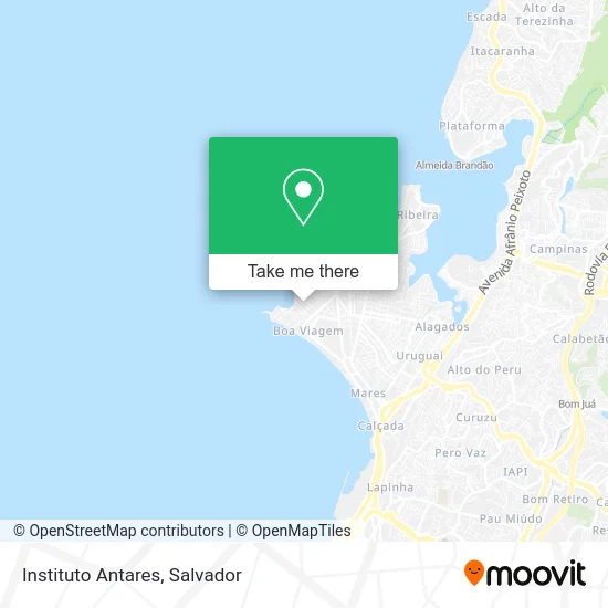 Instituto Antares map