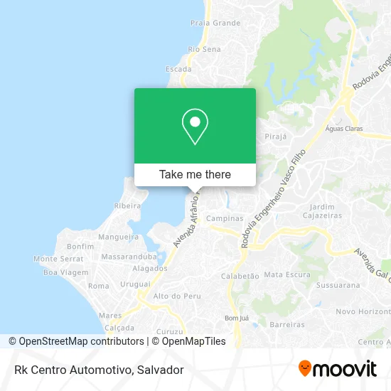 Rk Centro Automotivo map