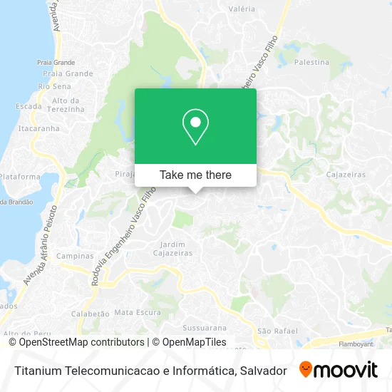 Titanium Telecomunicacao e Informática map