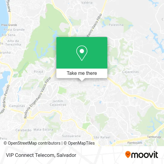 VIP Connect Telecom map