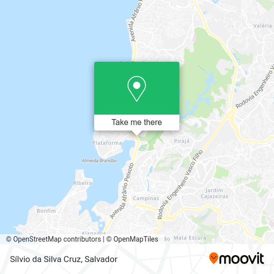 Sílvio da Silva Cruz map