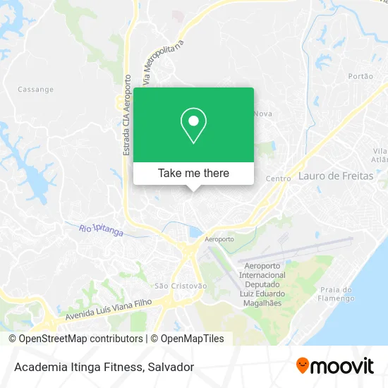 Academia Itinga Fitness map