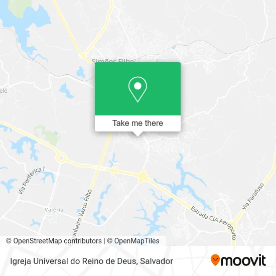 Igreja Universal do Reino de Deus map