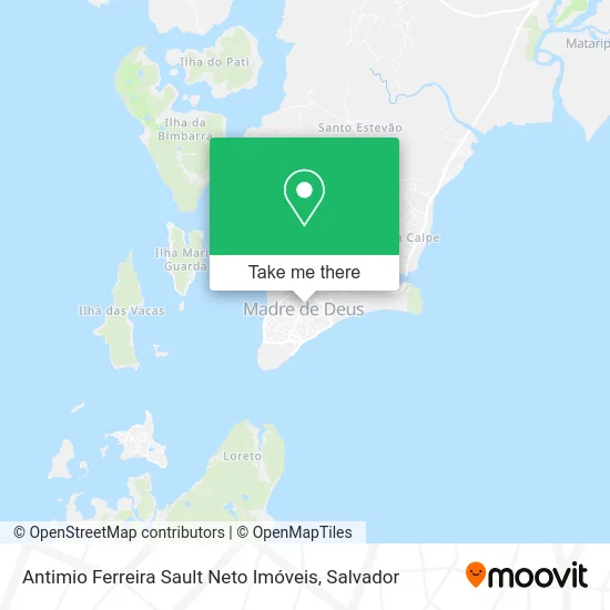 Antimio Ferreira Sault Neto Imóveis map