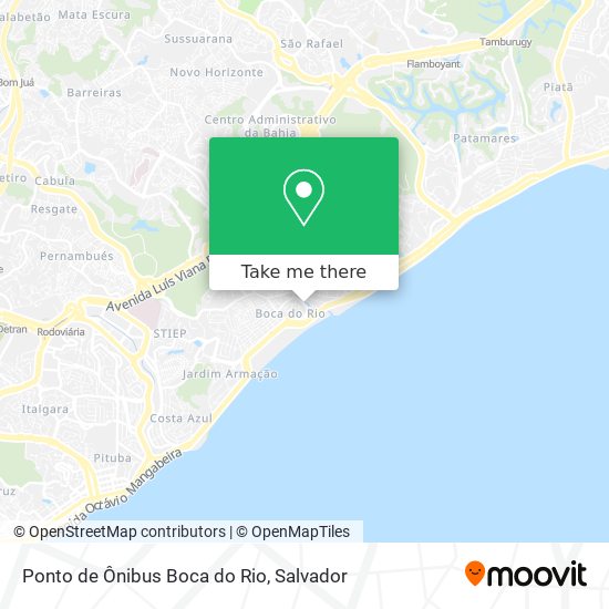 Ponto de Ônibus Boca do Rio map