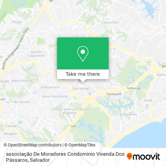 associação De Moradores Condominio Vivenda Dos Pássaros map