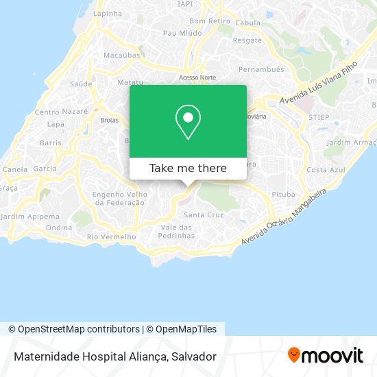 Maternidade Hospital Aliança map