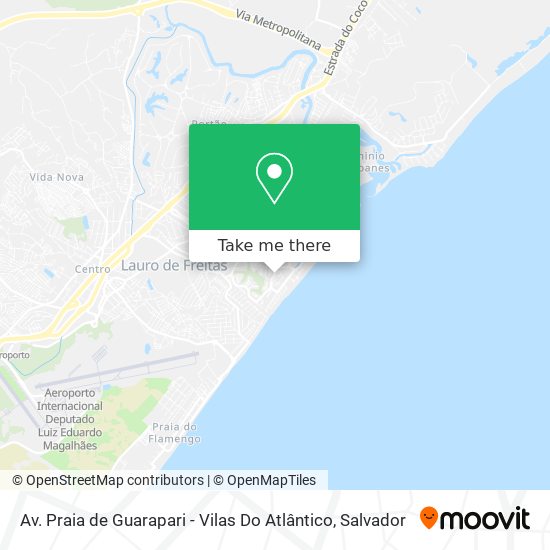 Mapa Av. Praia de Guarapari - Vilas Do Atlântico