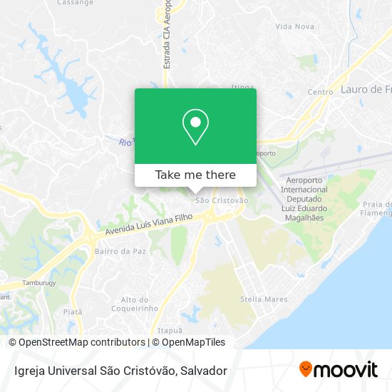 Igreja Universal São Cristóvão map
