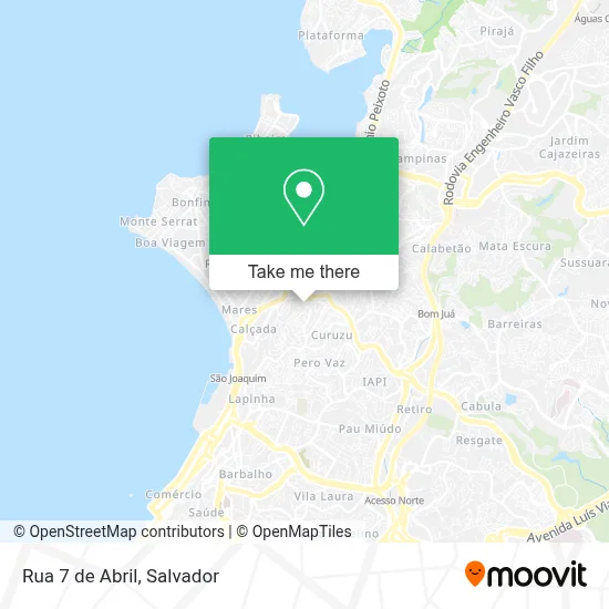 Rua 7 de Abril map