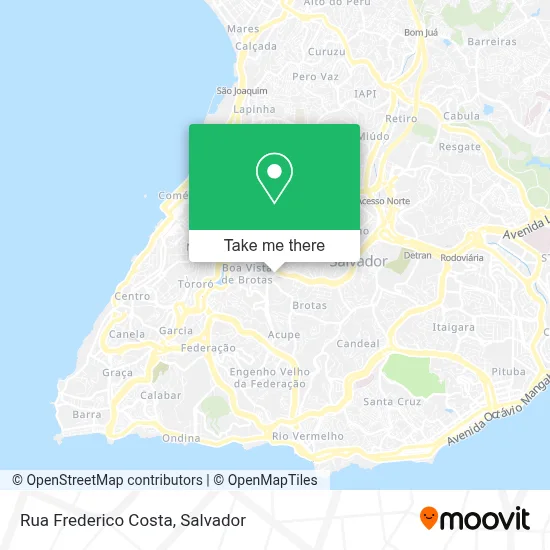 Rua Frederico Costa map