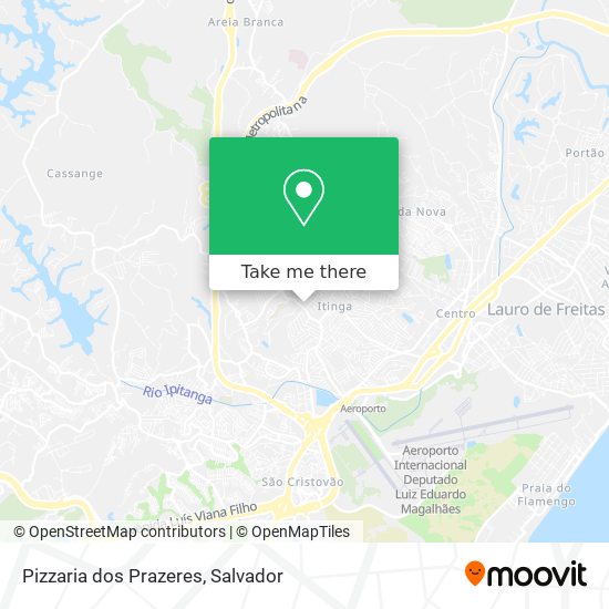 Pizzaria dos Prazeres map