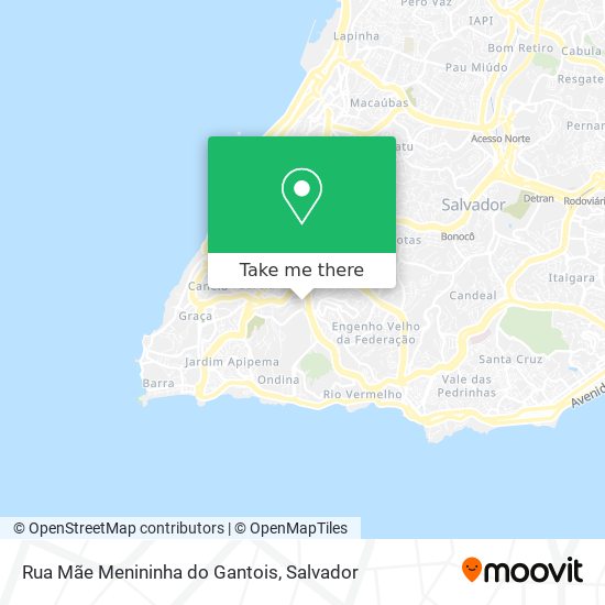 Rua Mãe Menininha do Gantois map