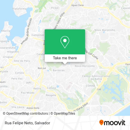 Rua Felipe Neto map
