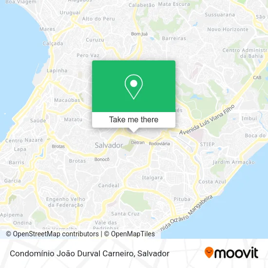 Condomínio João Durval Carneiro map