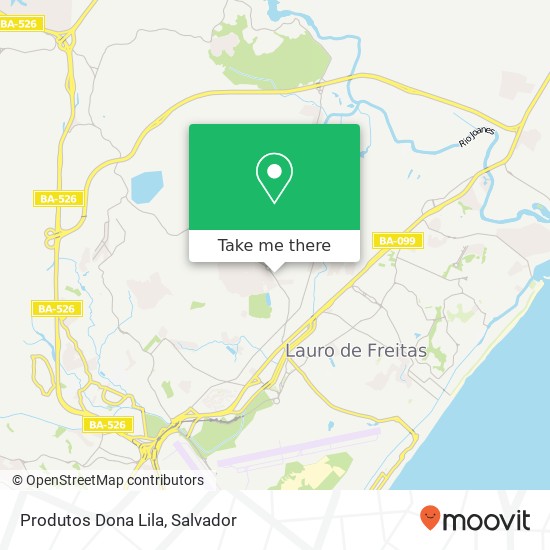 Produtos Dona Lila map