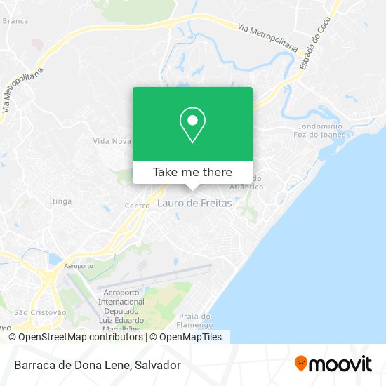 Mapa Barraca de Dona Lene