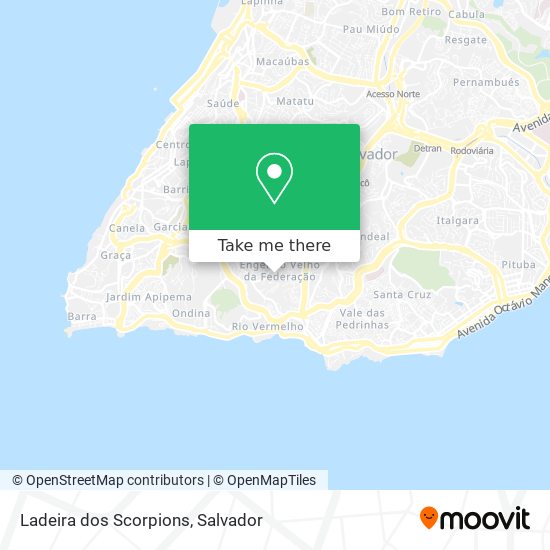 Ladeira dos Scorpions map