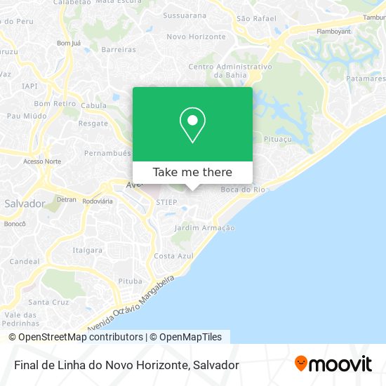 Final de Linha do Novo Horizonte map