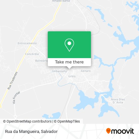 Rua da Mangueira map