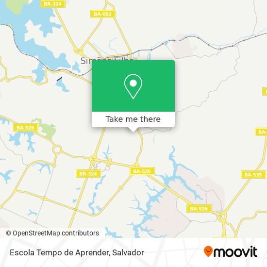 Mapa Escola Tempo de Aprender