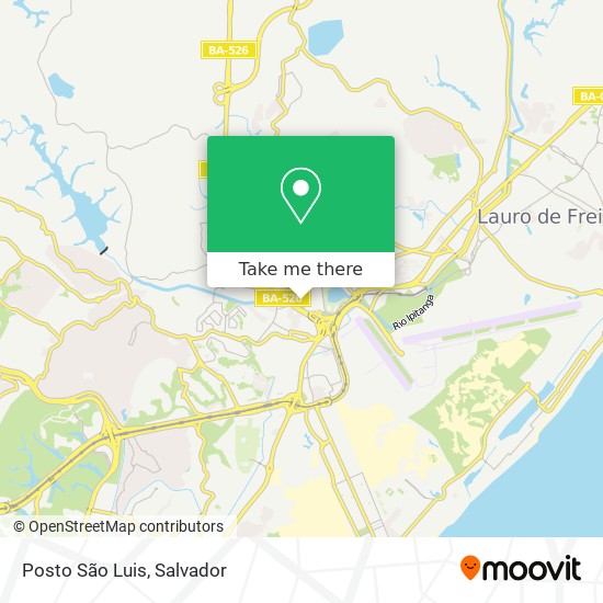 Posto São Luis map