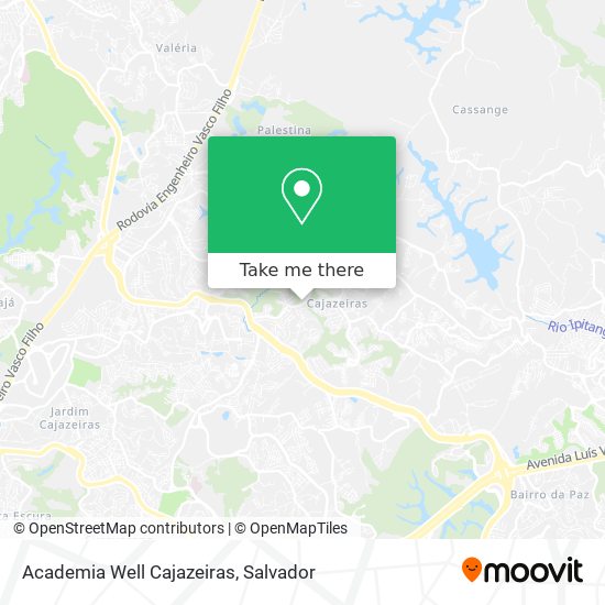 Mapa Academia Well Cajazeiras