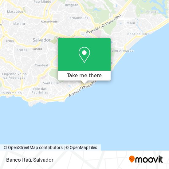 Banco Itaú map