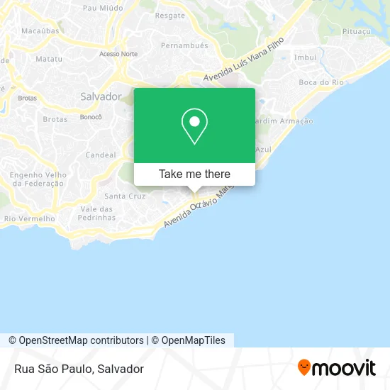 Rua São Paulo map