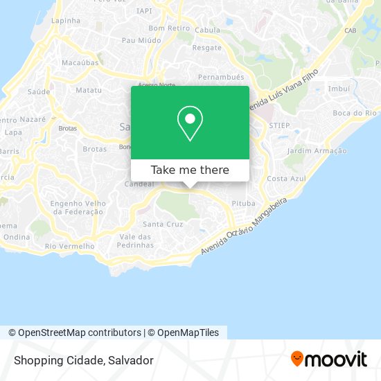 Shopping Cidade map