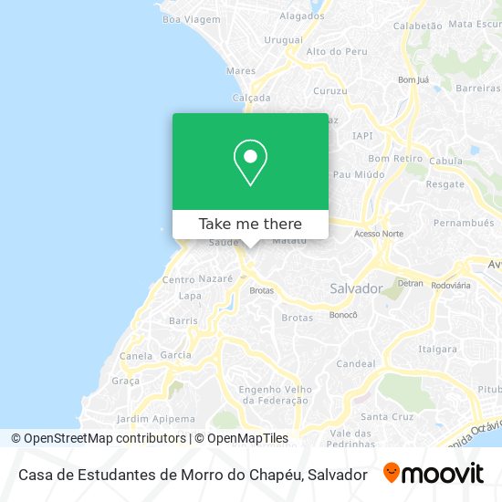 Casa de Estudantes de Morro do Chapéu map