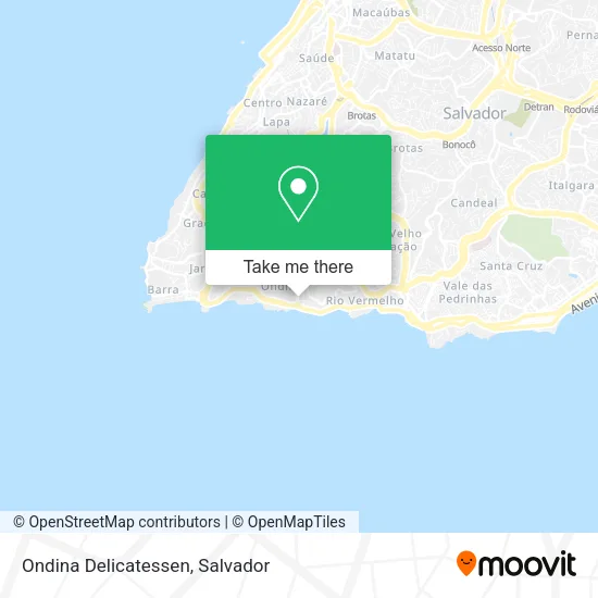 Ondina Delicatessen map