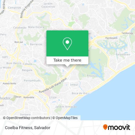 Coelba Fitness map