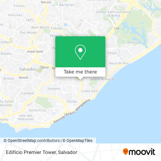 Edifício Premier Tower map